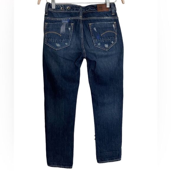 G-Star Raw Midge Saddle Boyfriend Jeans Distressed 25x30 - Picture 4 of 8